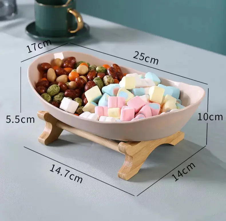 Elegant Ceramic Display Dish