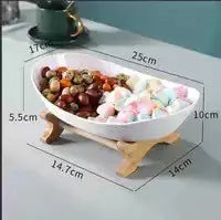 Elegant Ceramic Display Dish